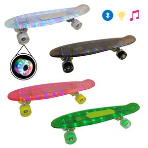 Skateboard 3U1 - bluetooth, muzika, LED