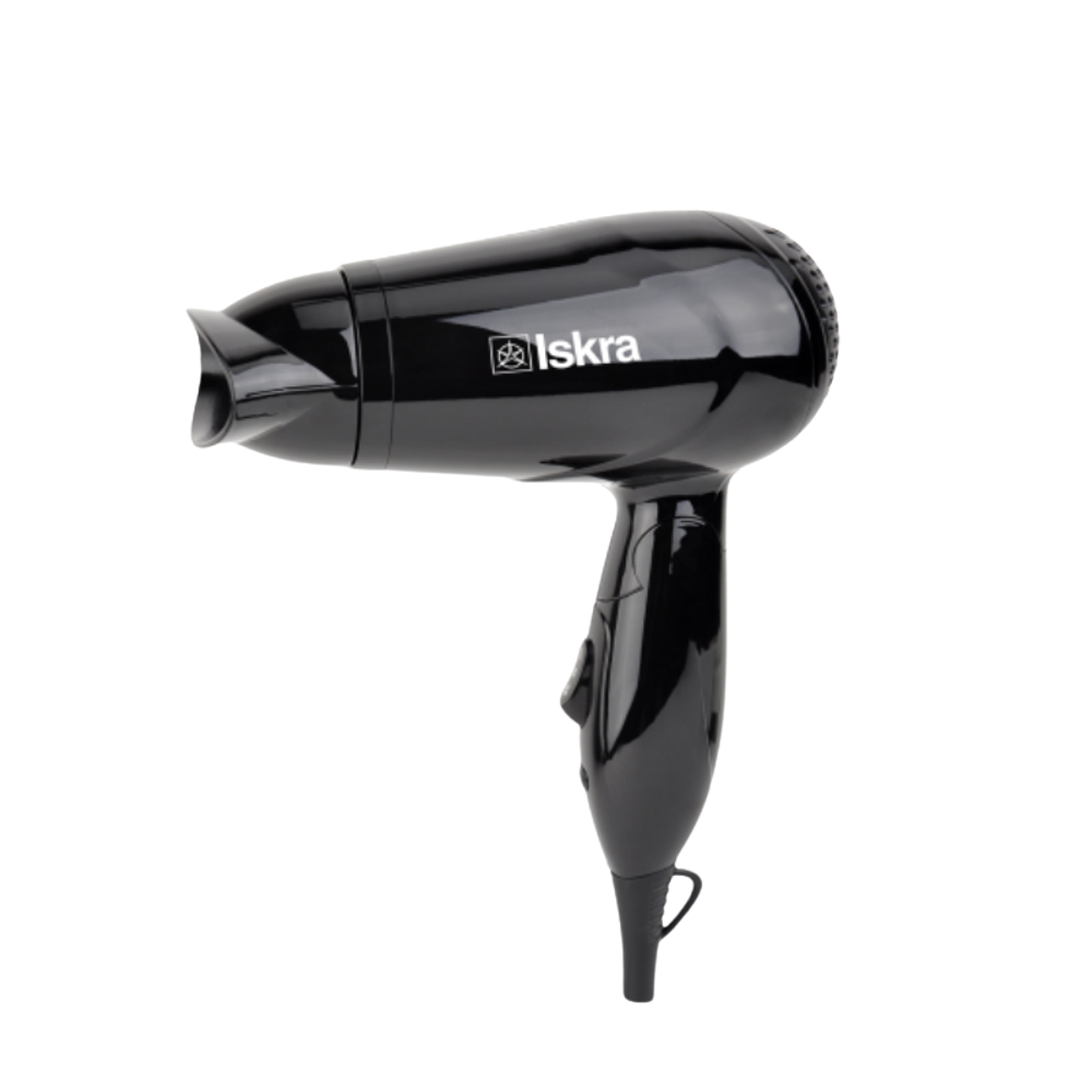 Fen za kosu putni ISKRA RH-1818-1 1200W - crna boja slika 1