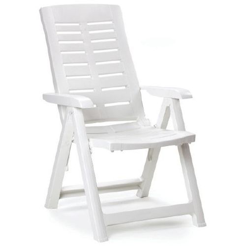 Baštenska stolica plastična Yuma bela slika 2