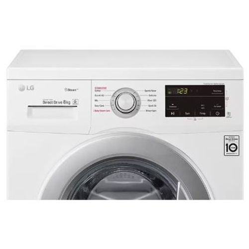 LG F4J3TS4WE Veš mašina, 8 kg, 1400 rpm, Inverter DirectDrive, Smart Diagnosis™, Dubina 55 cm slika 4