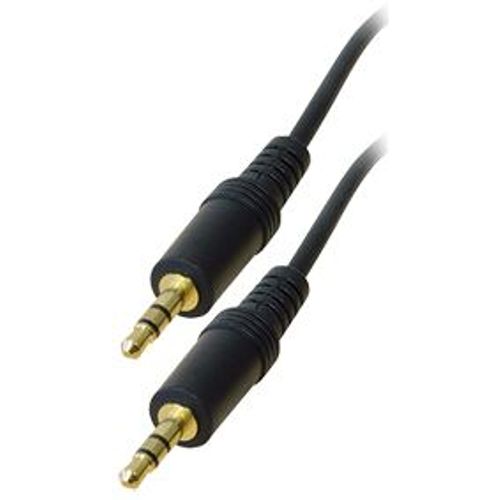 Transmedia Connecting cable. 3,5 mm 1,5m gold plated plugs slika 1