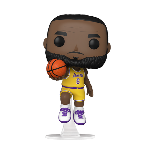 FUNKO POP NBA: Lakers - LeBron James (Žuti Dres) slika 2