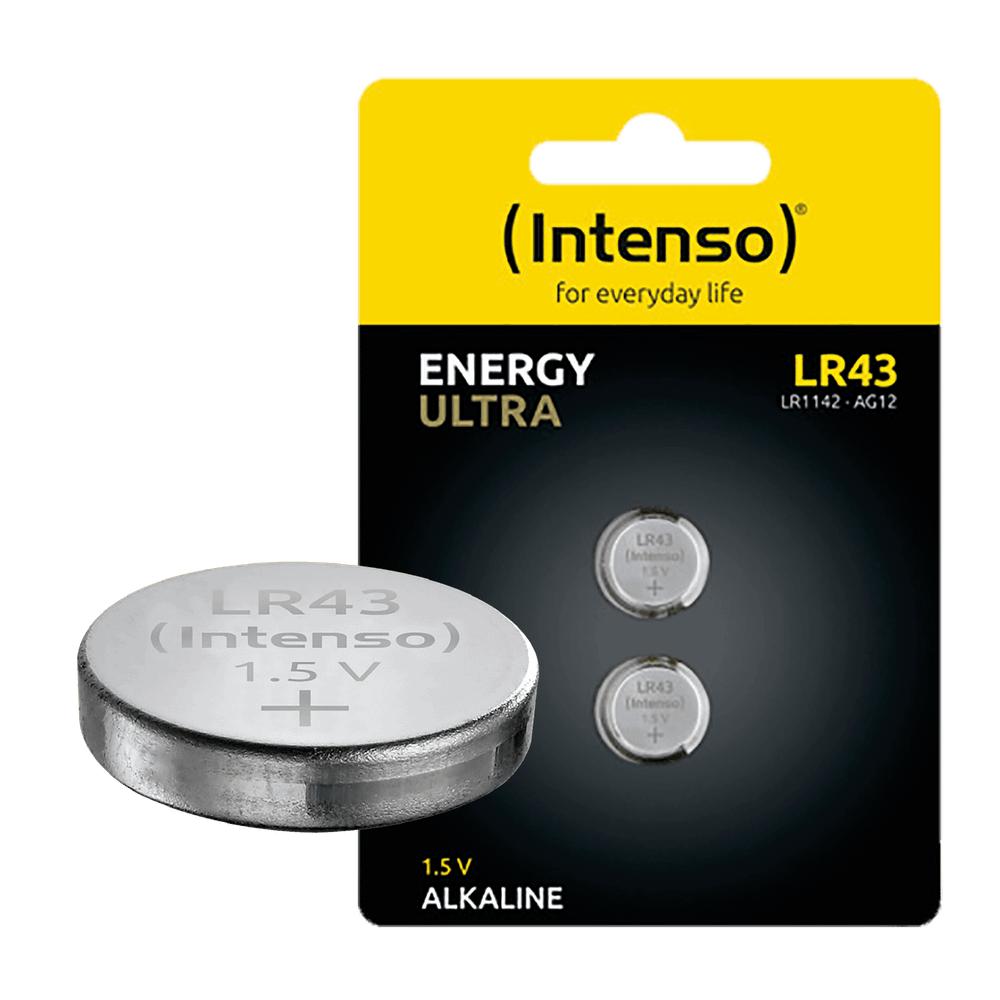 (Intenso) Baterija alkalna LR43/2, 1,5 V dugmasta, blister 2 kom slika 2