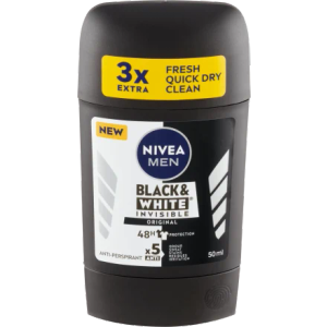 Nivea Men dezodorans u stiku Black&White Invisible Original 50ml