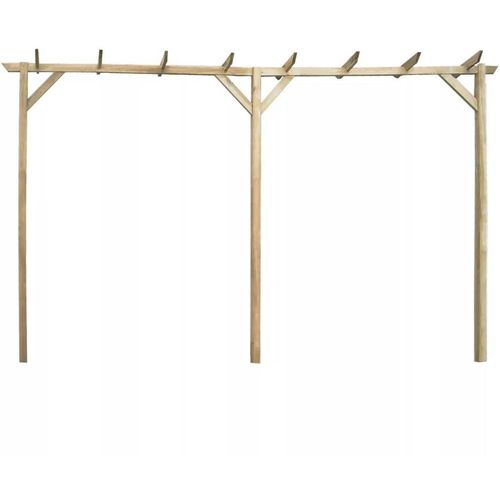 Vrtna pergola 400 x 40 x 205 cm drvena slika 4