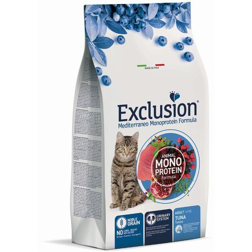 Exclusion Mediterraneo Monoprotein Formula, potpuna hrana za odrasle mačke, tuna, 300 g slika 1