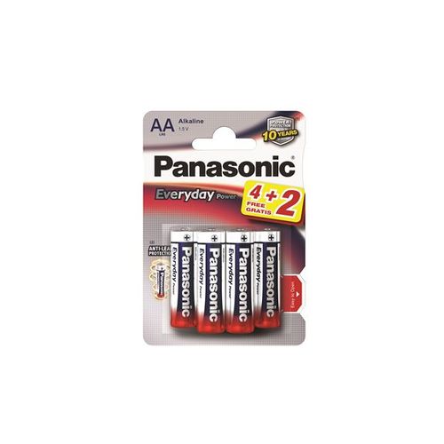 PANASONIC baterije LR6EPS/6BP -AA 6kom, Alkaline Everyday power slika 1