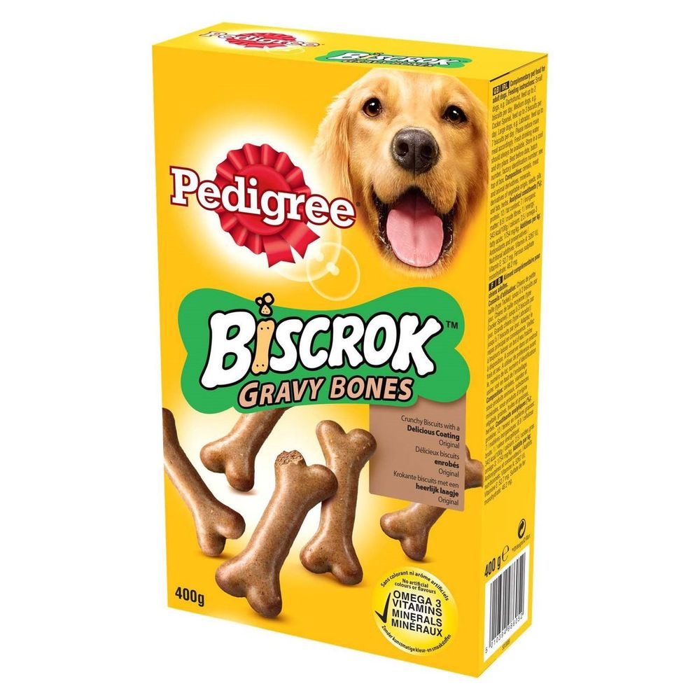 PEDIGREE Biscrok poslastica za pse Gravy Bones 400g slika 1