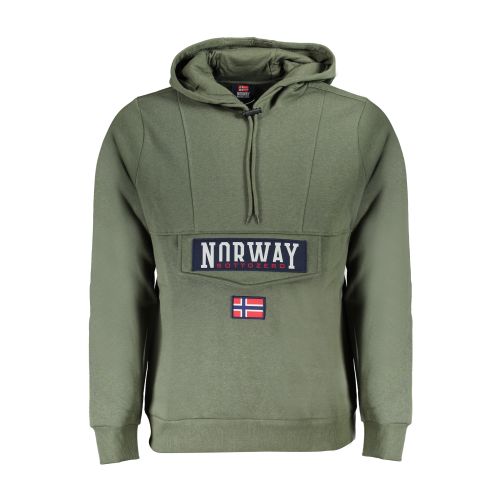 NORWAY 1963 MEN'S ZIP-UP SWEATSHIRT GREEN slika 1