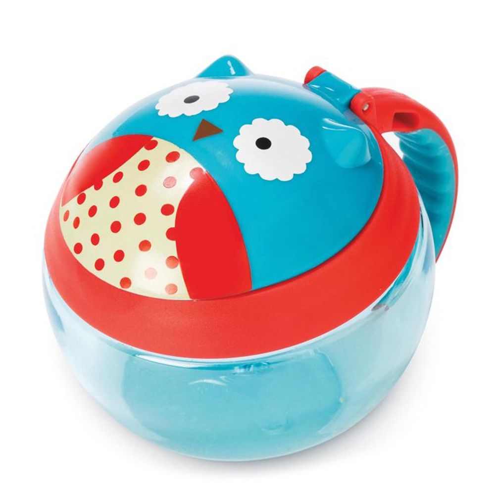 Skip Hop Posudica sa poklopcem za grickalice 12m+ 222ml, Sova slika 1