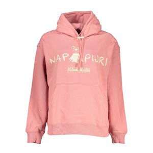 NAPAPIJRI WOMEN'S PINK SWEATSHIRT WITHOUT ZIP