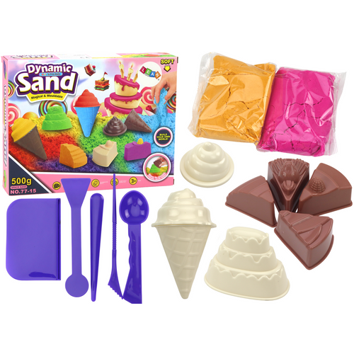 Kreativni set magičnih kalupa za sladoled s kinetičkim pijeskom slika 1