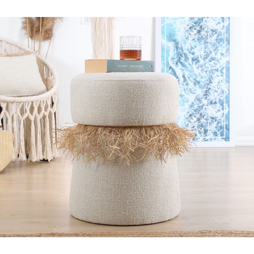 Moouv 1115 - Cream Cream Pouffe slika 2