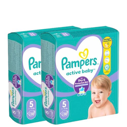 Pampers pelene  Active Baby Value Duopack slika 4