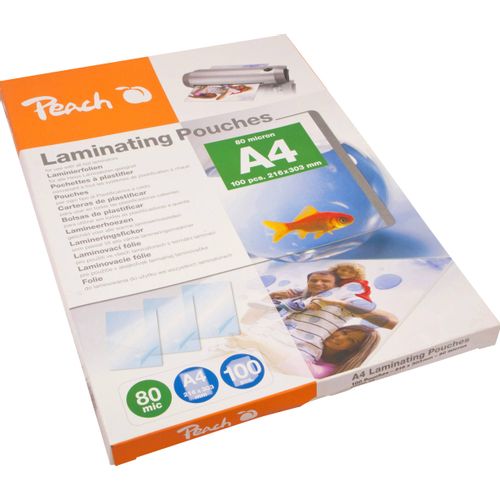 Peach folija za laminiranje DIN A4 80 micron sjajna  100 St. slika 2