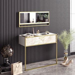 Hanah Home Polka AynalÄ± - White GoldWhite Sideboard