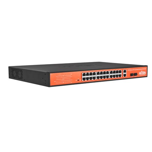 Wi-Tek WI-PS526G 24FE+2Combo Ports 48V PoE Switch with 24-Port PoE slika 2