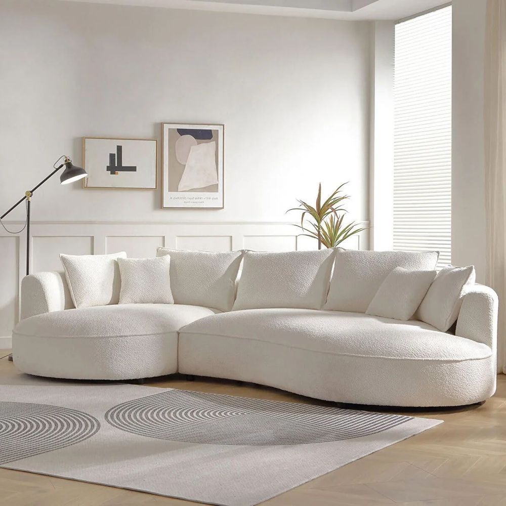Ugaona Sofa Venedik Left - Bijela Boja slika 2