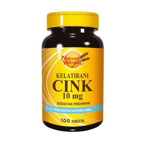Natural Wealth Zinc Tbl 25Mg A100