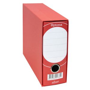 Registrator A5-80 kutija OPTIMA SILVER široki crveni