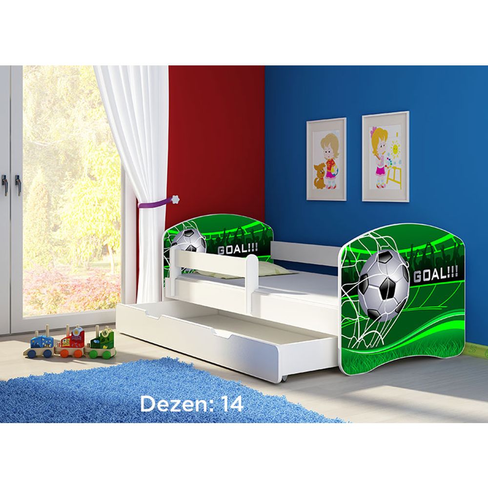 ACMA Dječiji krevet Acma II sa ladicom White - 160x80cm - Dezen 14 slika 2