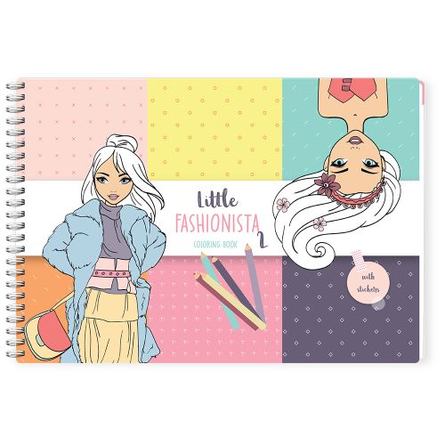 Bojanka za djecu Creative LITTLE FASHIONISTA 75302 slika 3