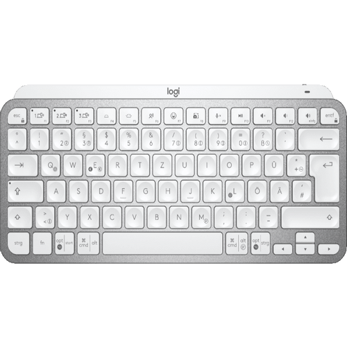 Tipkovnica Logitech MX Keys Mini Wireless Illuminated, siva, CRO layout slika 1