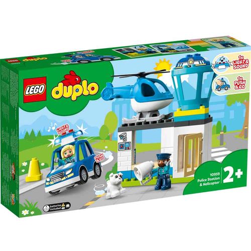 Lego Duplo Town Police Station & Helicopter slika 2