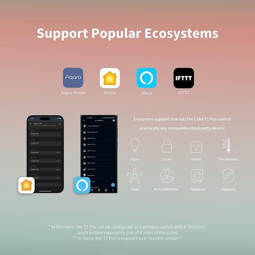 AQARA Cube T1 Pro (CTP-R01) - Zigbee upravljač slika 7
