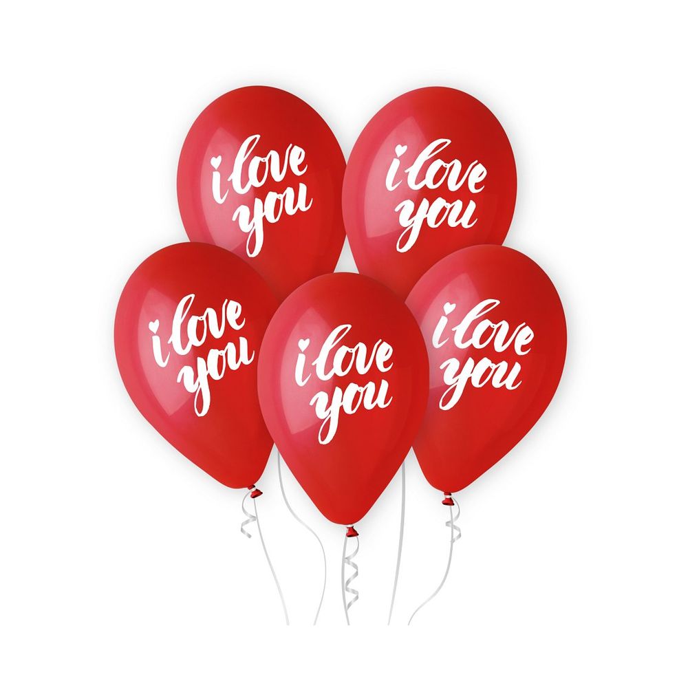 GoDan GS120-ILZ Balon Premium I Love You 33cm, 5kom slika 1