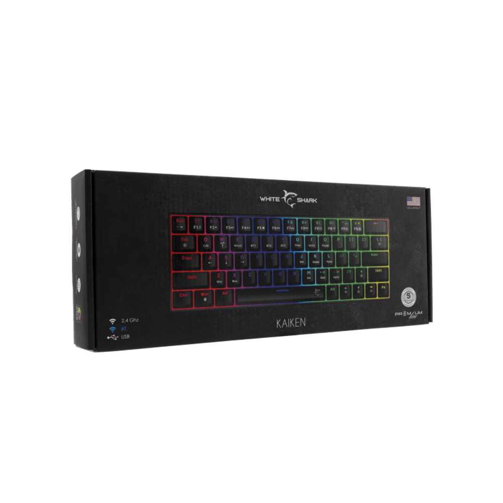 WHITE SHARK PL TASTATURA GK-003111 KAIKEN / US slika 5
