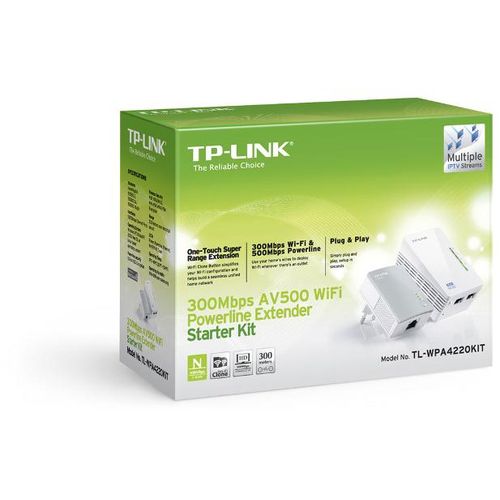 TP-Link TL-WPA4220KIT, 300Mbps Wi-Fi powerline ext slika 1