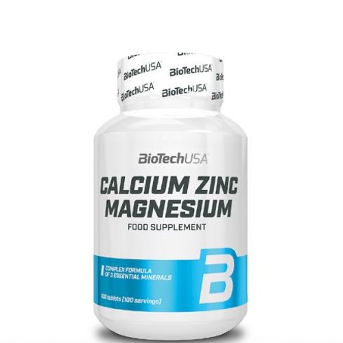 Biotech Calcium Zinc Magnesium - 100 tabl slika 1