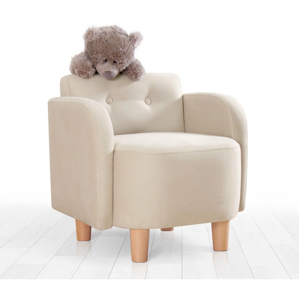Volie - Kremasti Dječiji Wing Chair slika 1
