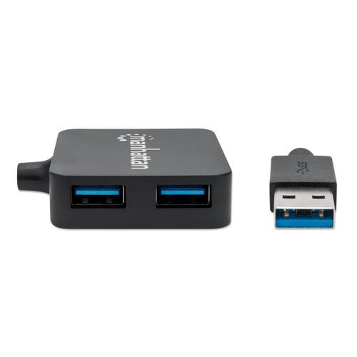 USB HUB 4port Manhattan 162296 3.2 G1/5Gbps/Crni slika 3