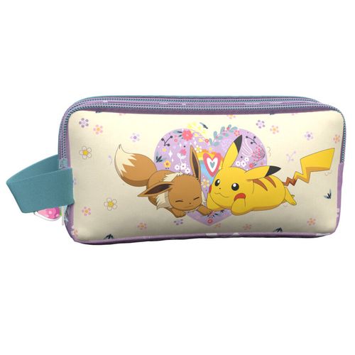 Pokemon Flowers triple pencil case slika 1