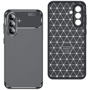 NN-Su Maska za Samsung A56, Carbon Fiber Texture, crna - Galaxy A56 TPU Phone Case