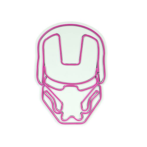 Wallity Ukrasna plastična LED rasvjeta, Iron Man - Pink slika 4