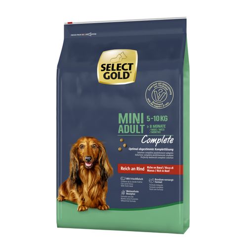 Select Gold DOG Complete Mini Adult govedina 1 kg slika 1