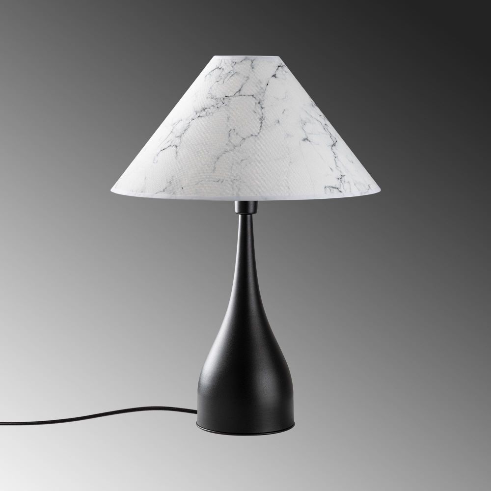 Luna - Crno-bijela stolna lampa 15268 slika 6