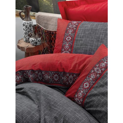 Ardil - Red Red
Grey Ranforce Double Quilt Cover Set slika 2