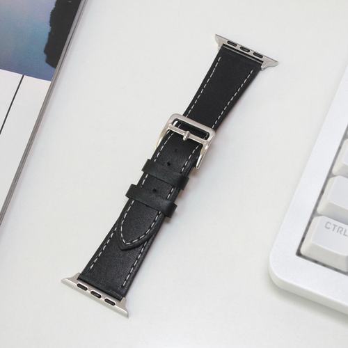 Narukvica rift kozna za Apple watch 42mm crno braon slika 1