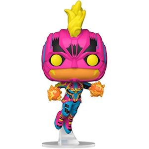 Funko Pop! Marvel: Captain Marvel - Captain Marvel Blacklight (Excl.)