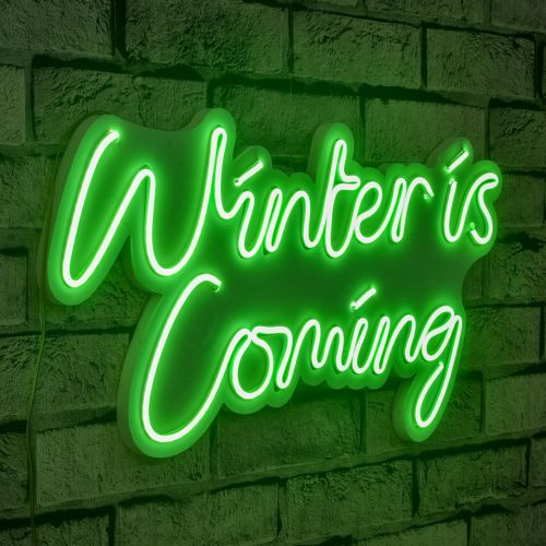 Wallity Ukrasna plastična LED rasvjeta, Winter is Coming - Green slika 10