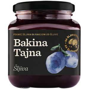 Bakina tajna džem šljiva  sa dodatkom rakije 240g