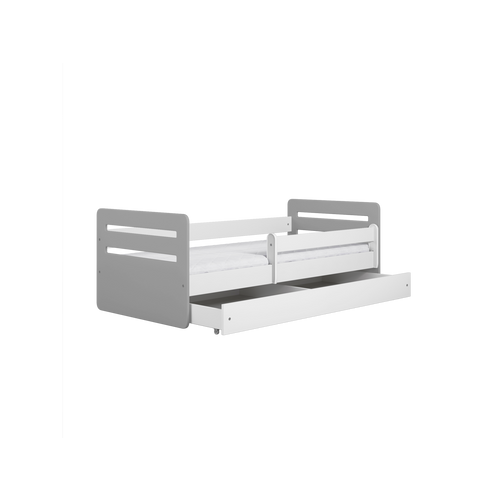 Drveni dječji krevet Tomi s ladicom - sivi - 160*80cm slika 2