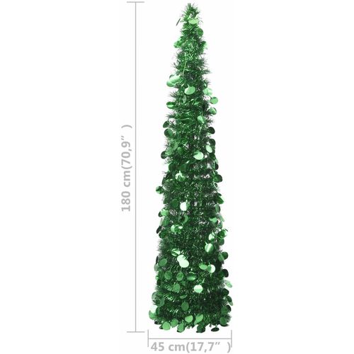 Prigodno umjetno božićno drvce zeleno 180 cm PET slika 5