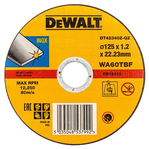 Dewalt DT42340Z rezna ploča za metal 125x1.2x22.23mm  slika 1