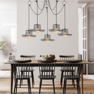 Tel - 6761 Black Chandelier