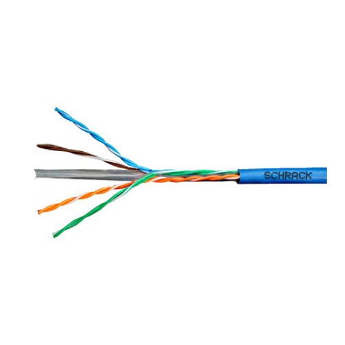 KABAL LAN CAT6 U/UTP SCHRACK 305m 4x2xAWG-23 HSKU423P13 PVC PLAVI slika 1